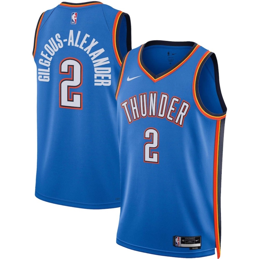 Shai Gilgeous-Alexander Oklahoma City Thunder Nike swingman jersey 2XL